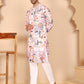 Multicolor Printed Kurta Pyjama with Artistic Design ( JOKP P 5272 P 5272 Peach ) [FF] [C-12]
