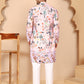 Multicolor Printed Kurta Pyjama with Artistic Design ( JOKP P 5272 P 5272 Peach ) [FF] [C-12]