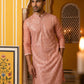 Embroidered Mirror Work Kurta Pyjama ( JOKP P 5286Pink )
