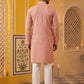 Embroidered Mirror Work Kurta Pyjama ( JOKP P 5286Pink )