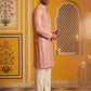Embroidered Mirror Work Kurta Pyjama ( JOKP P 5286Pink )