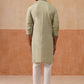 Floral Thread Embroidered Silk Blend Kurta Set ( JOKP P 5290 P 5290Pista ) [FF] [A-7-8]