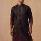 Men’s Ombre Kurtas ( KO 5291 Black )