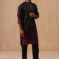 Men’s Ombre Kurta with Pyjama (JOKP B-P 5291 Black )