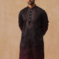 Men’s Ombre Kurtas ( KO 5291 Black )