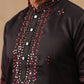 Men’s Ombre Kurta with Pyjama (JOKP B-P 5291 Black )