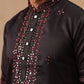 Men’s Ombre Kurtas ( KO 5291 Black )