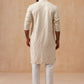 Men’s Festive Kurta Set with Intricate Embroidery ( JOKP P 5293 P 5293Cream ) [FF] [ I2 ]