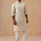 Men’s Festive Kurta Set with Intricate Embroidery ( JOKP P 5293 P 5293Cream ) [FF] [ I2 ]
