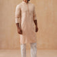 Men’s Festive Kurta Set with Intricate Embroidery ( JOKP P 5293 P 5293Peach ) [FF] [ I2 ]