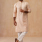 Men’s Festive Kurta Set with Intricate Embroidery ( JOKP P 5293 P 5293Peach ) [FF] [ I2 ]