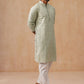 Men’s Festive Kurta Set with Intricate Embroidery ( JOKP P 5293 P 5293Sea-Green ) [FF] [ I2 ]