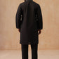Ethnic Kurta Pyjama Set in Luxurious Silk Blend (JOKP B-P 5295 Black )