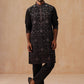 Men’s Silk Blend Embroidered Kurta Pyjama Set ( JOKP B-P 5296 B-P 5296Magenta )