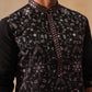 Men’s Silk Blend Embroidered Kurta Pyjama Set ( JOKP B-P 5296 B-P 5296Magenta )