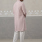 Men Embroidered Viscose Rayon Kurta with Pyjama ( JOKP P 5305 P 5305Peach ) [FF] [E-7-8]