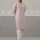 Men Embroidered Viscose Rayon Kurta with Pyjama ( JOKP P 5305 P 5305Peach ) [FF] [E-7-8]
