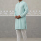 Men Embroidered Viscose Rayon Kurta with Pyjama ( JOKP P 5305 P 5305Sky ) [FF] [E-7-8]