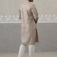 Silk Blend Designer Embroidered Kurta Pyjama (JOKP P 5306 Grey ) [FF] [P-17]