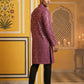 Silk Blend Designer Embroidered Kurta Pyjama ( JOKP B-P 5306Purple S )