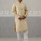 Designer Silk Blend Kurta Pyjama for Men ( JOKP P 5309 P 5309Golden ) [FF] [A-1-4]