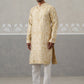 Designer Silk Blend Kurta Pyjama for Men ( JOKP P 5309 P 5309Golden ) [FF] [A-1-4]