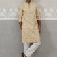Designer Silk Blend Kurta Pyjama for Men ( JOKP P 5309 P 5309Golden ) [FF] [A-1-4]