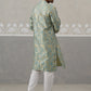 Designer Silk Blend Kurta Pyjama for Men ( JOKP P 5309 P 5309Sea-Green ) [FF] [A-1-4]