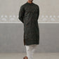 Silk Blend Designer Kurta Pyjama for Men ( JOKP P 5311 P 5311Olive ) [FF] [A-1-4]