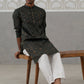 Silk Blend Designer Kurta Pyjama for Men ( JOKP P 5311 P 5311Olive ) [FF] [A-1-4]