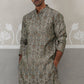 Silk Blend Designer Kurta Pyjama for Men ( JOKP P 5311 P 5311Sea-Green ) [FF] [A-1-4]