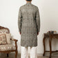 Silk Blend Designer Kurta with Korean Pants