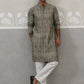 Silk Blend Designer Kurta Pyjama for Men ( JOKP P 5311 P 5311Sea-Green ) [FF] [A-1-4]