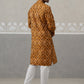 Silk Blend Woven Design Kurta Pyjama Set ( JOKP P 5312 P 5312Mustard ) [FF] [A-1-4]