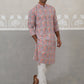 Printed and Emrbroidered Kurta Pyjama Set ( JOKP P 5314Multi ) [FF] [C-10]