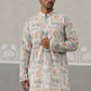 Printed and Emrbroidered Kurta Pyjama Set ( JOKP P 5314 P 5314Off-White ) [FF] [C-10]