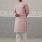 Printed and Emrbroidered Kurta Pyjama Set ( JOKP P 5314 P 5314Peach ) [FF] [C-10]