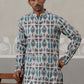 Silk Blend Woven Design Kurta Pyjama Set (JOKP P 5315 Blue ) [FF] [A-1-4]