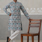 Silk Blend Woven Design Kurta Pyjama Set (JOKP P 5315 Blue ) [FF] [A-1-4]