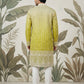 Designer Embroidery Silk Blend Kurta Pyjama for Men ( JOKP P 5317Pista S ) [FF] [B-1-2]