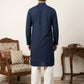 Traditional Embroidered Kurta with Korean Pants