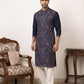 Traditional Embroidered Kurta with Korean Pants