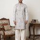Traditional Embroidered Kurta with Korean Pants