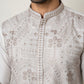 Traditional Embroidered Kurta with Korean Pants