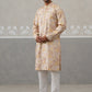 Floral Embroidered and Sequins Kurta Set ( JOKP P 5323 P 5323Cream ) [FF] [B-1-2]