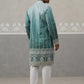 Silk Blend Kurta Pyjama Set ( JOKP P 5328 P 5328Peacock )