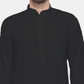 Jompers Men's Black Solid Cotton Kurta Payjama Set ( JOKP 555Black )