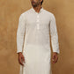 Men’s Ethnic Chikankari Kurta Pyjama ( JOKP P 561Cream )