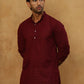 Men’s Ethnic Chikankari Kurta Pyjama ( JOKP P 561Maroon )