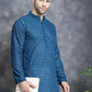 Chikankari Pure Cotton Kurta with Churidar ( JOKP 561Peacock )